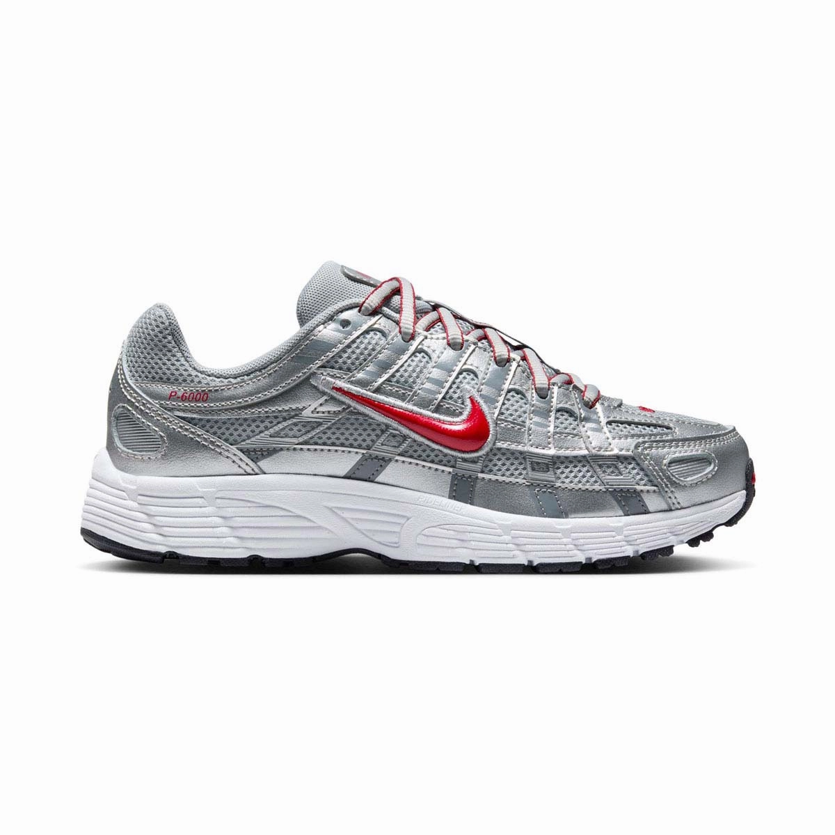 Nike P-6000 'Metallic Silver Cool Red' Big Kids' Shoes Running Shoes Stores London