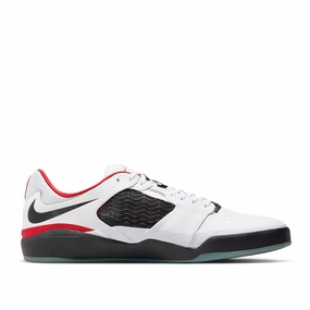 Nike SB Ishod PRM White/Black/University Red Sale Shoes That Have Roller Skates