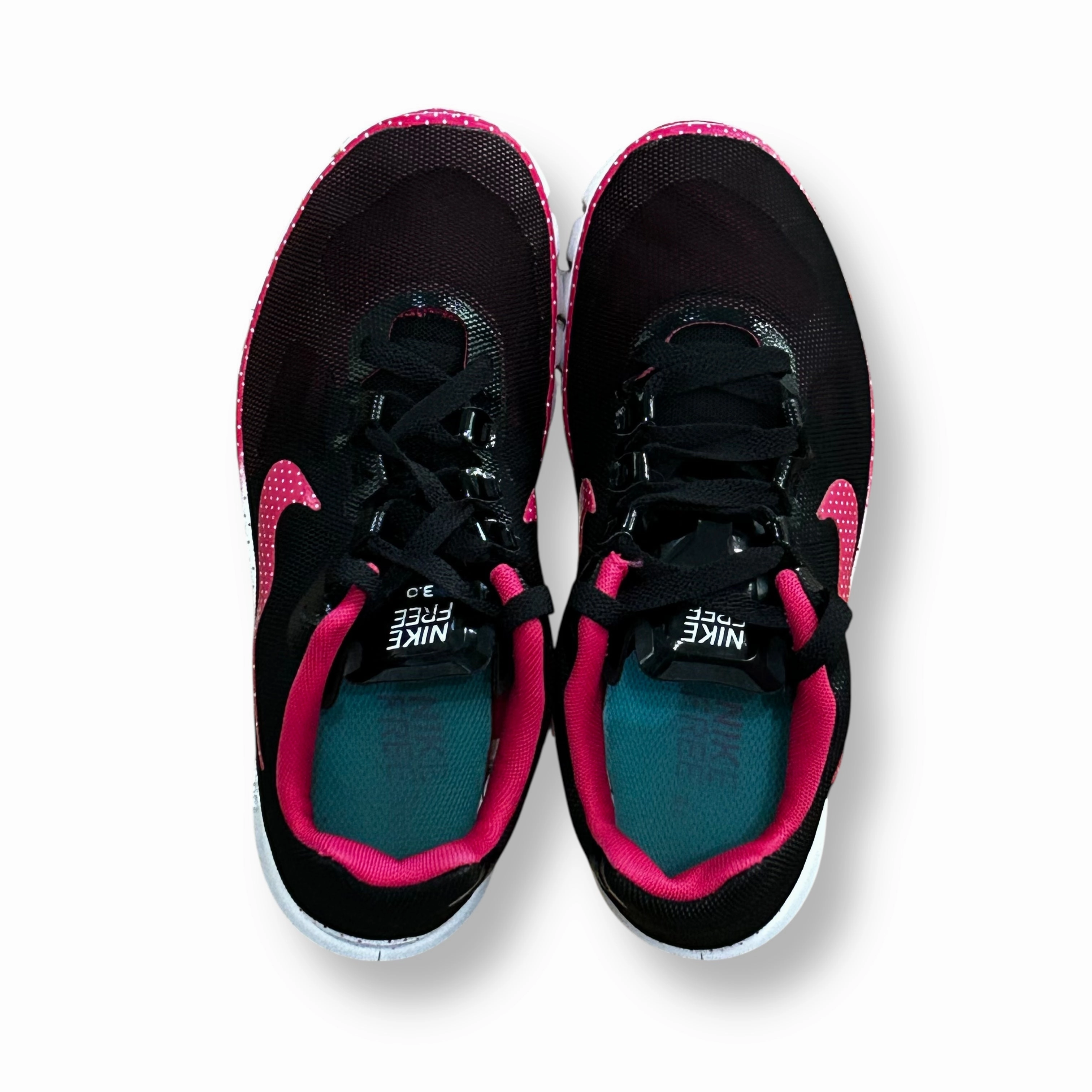 Nike Sneakers Womens Size 7 Lightweight Running Shoes Pink & Black Tennis Shoes Asics Tiger Gymnastics Shoes