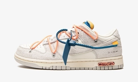 Nike x Off White Dunk Low "Lot 19" Pre-Owned Retro Asics Running Shoes