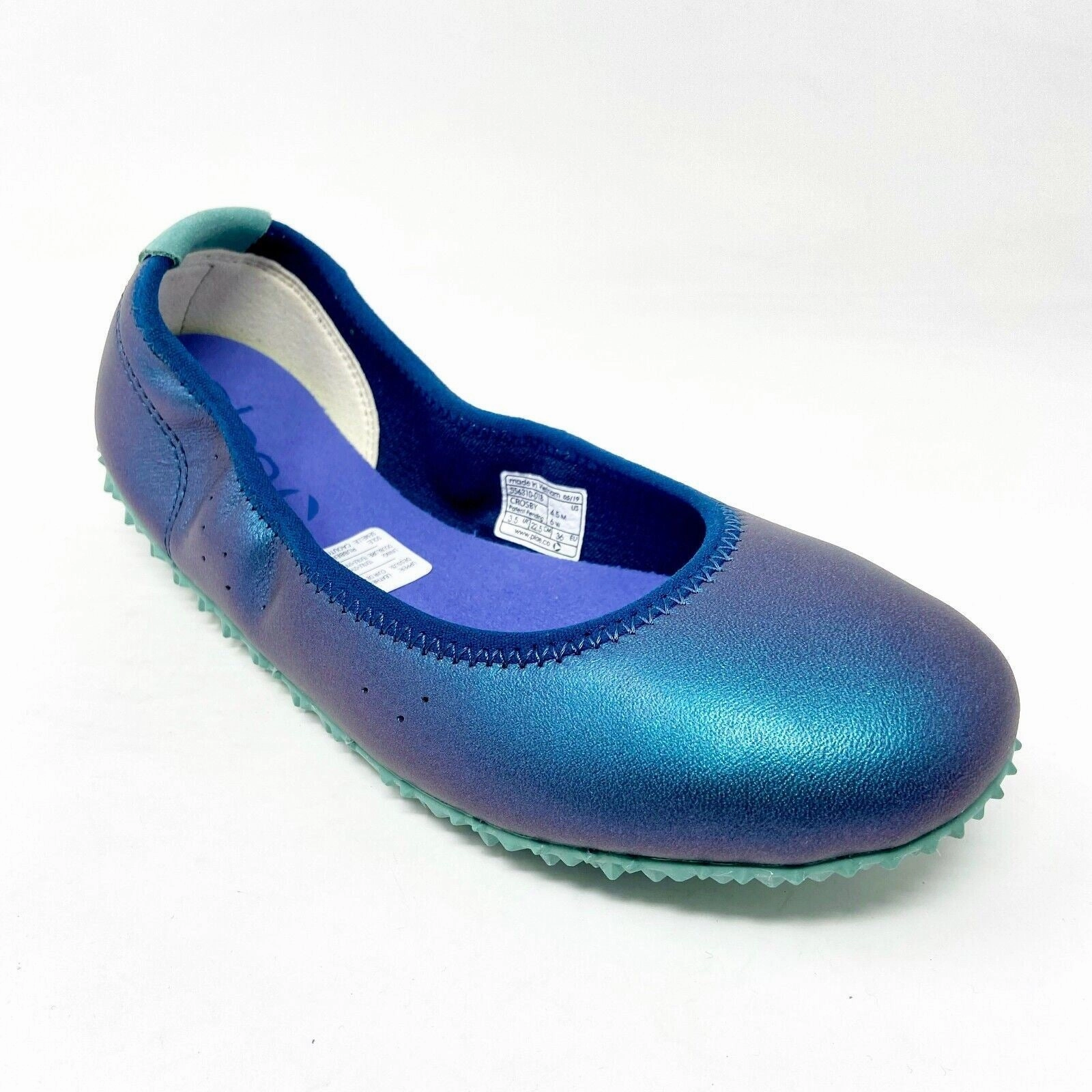 Dresses To Wear With Flat Shoes Plae Crosby Titanium Quartz Womens Comfort Slip On Leather Flats 556310 018