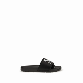Off-White Black Polyethylene Sandals Sandals Most Comfortable