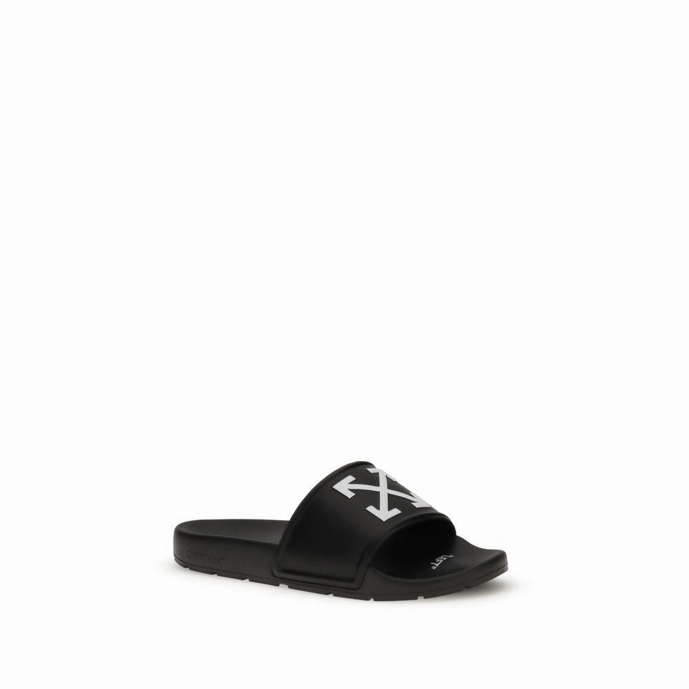 Bare Traps Sandals Shoes Off-White Black Polyethylene Sandals