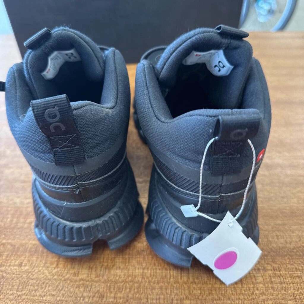 Wide Golf Shoes Waterproof ON - Women's Cloud Hi Waterproof - MSRP $250 : Black -women-5.5