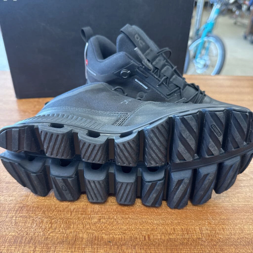 ON - Women's Cloud Hi Waterproof - MSRP $250 : Black -women-5.5 Outdoor Shoe Rack Waterproof