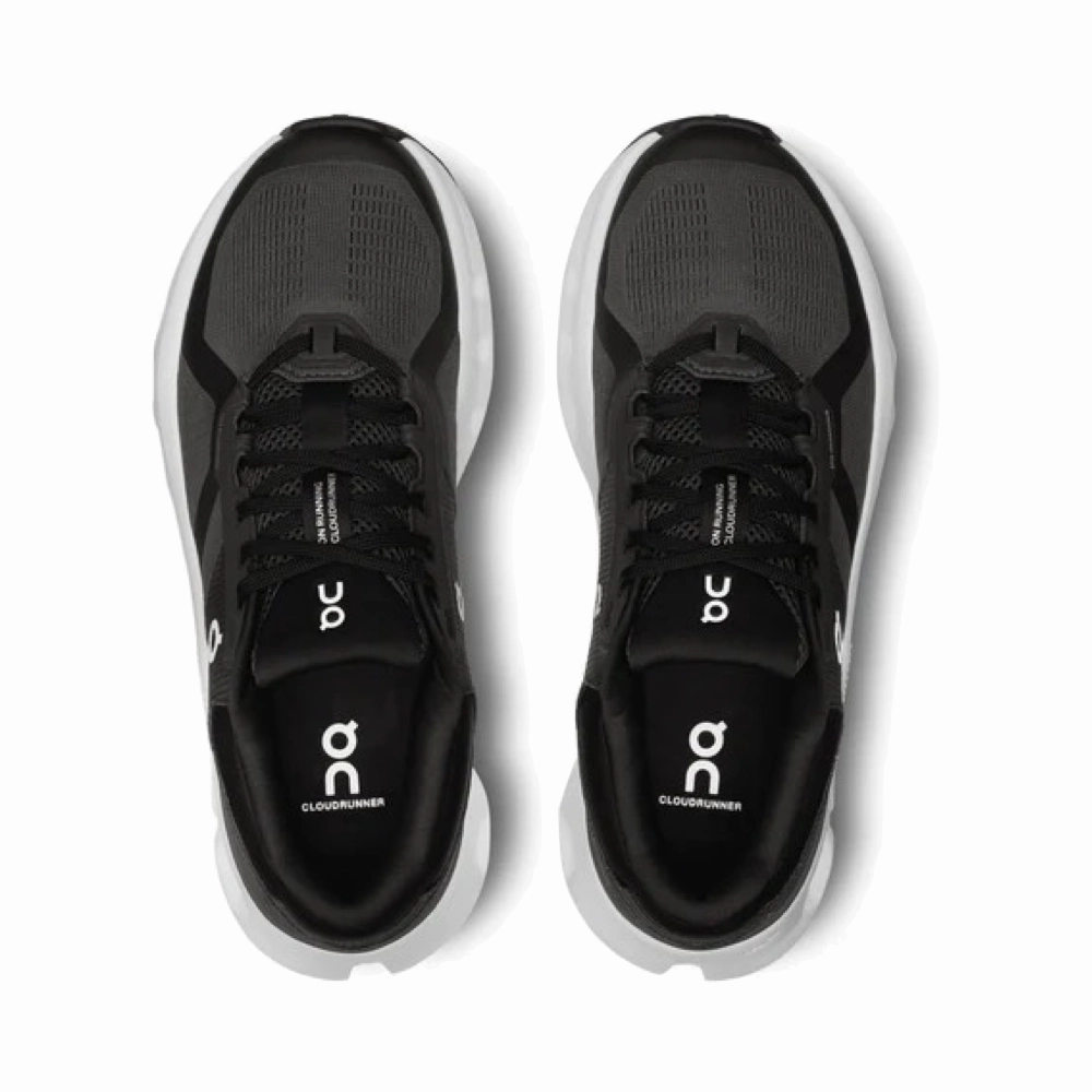 On Women's Cloudrunner 2 Sneaker in Eclipse/Black Fast Run Shoes