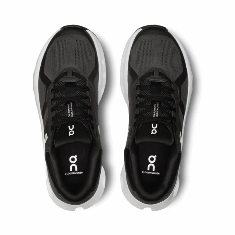 On Women's Cloudrunner 2 Sneaker in Eclipse/Black Best All Round Running Shoes