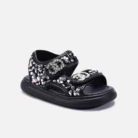 Casual Sandal Black 0721011 Flat Shoes Jelly