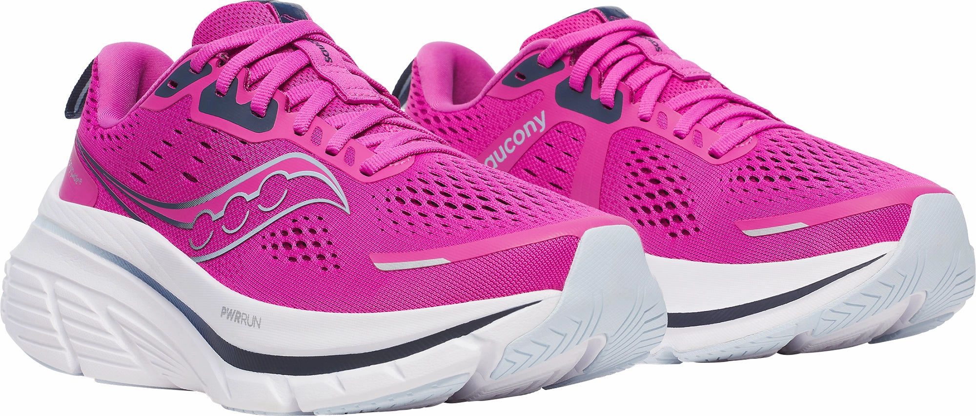 Walking Shoes Vs Running Saucony Guide 18 Womens Running Shoes - Pink