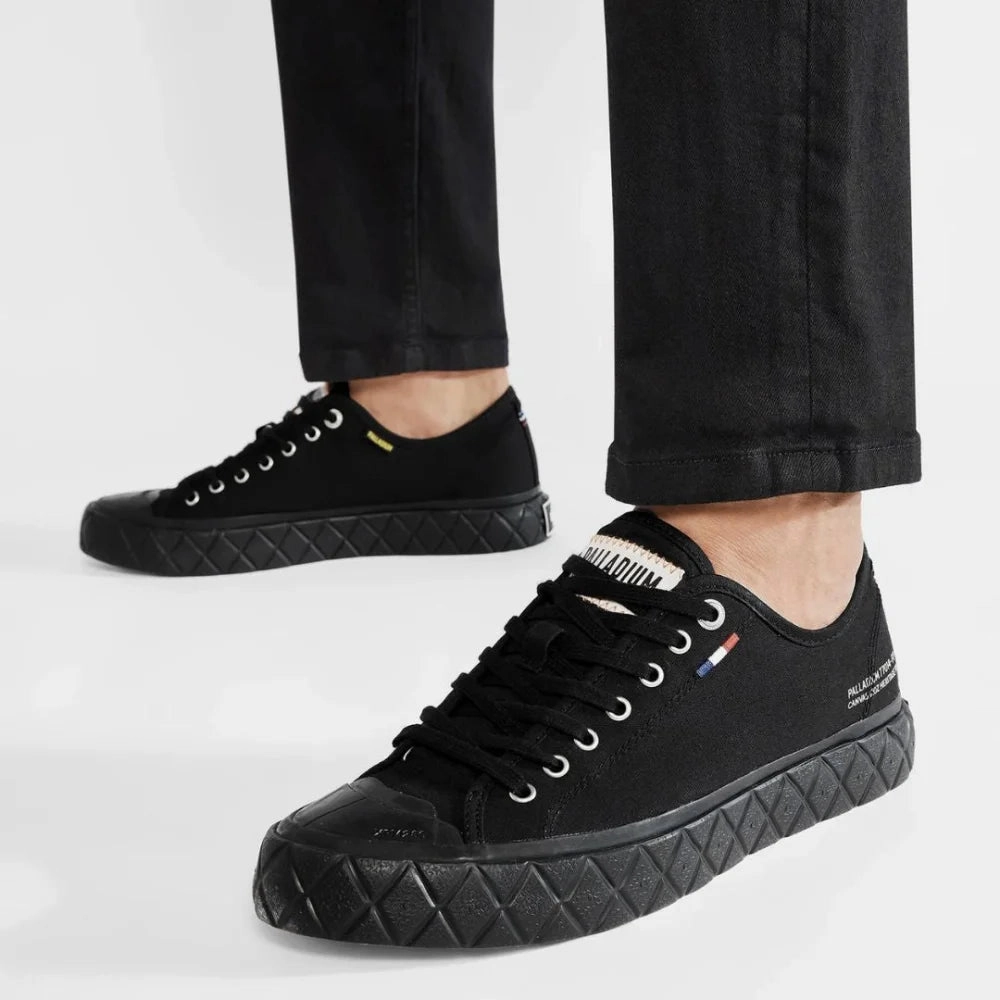 PALLADIUM PALLA ACE CANVAS 77014-008 Flat Bottom Gym Shoes