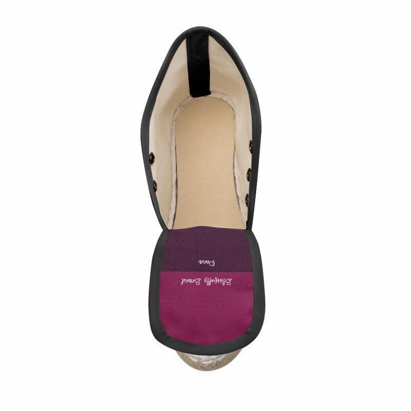 Faux Chanel Espadrilles Pena Wedge Espadrilles