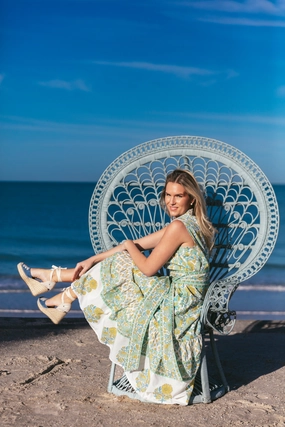 Michael Kors Denim Espadrilles Denim De Mar Citron Espadrilles