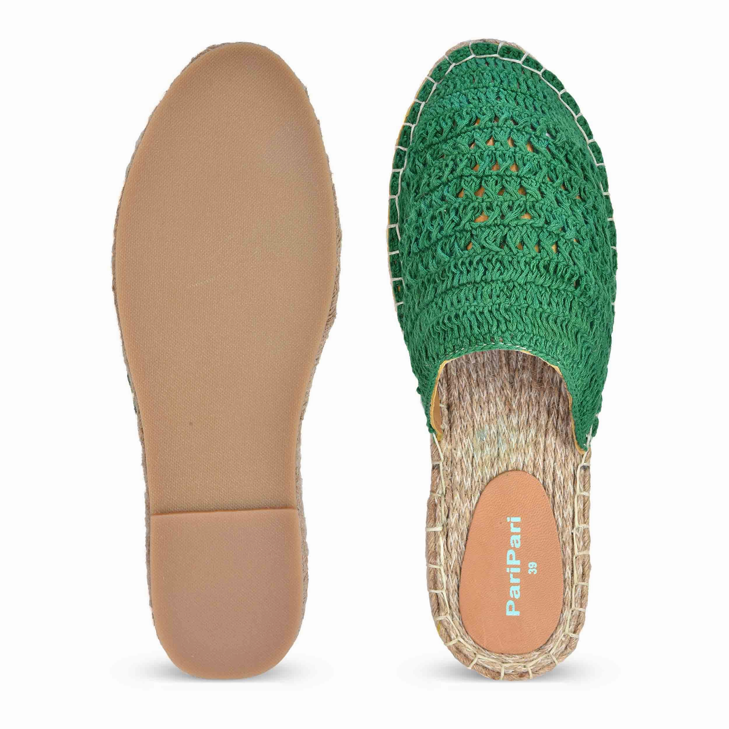 Croshia Green Espadrilles Flats Tory Espadrille