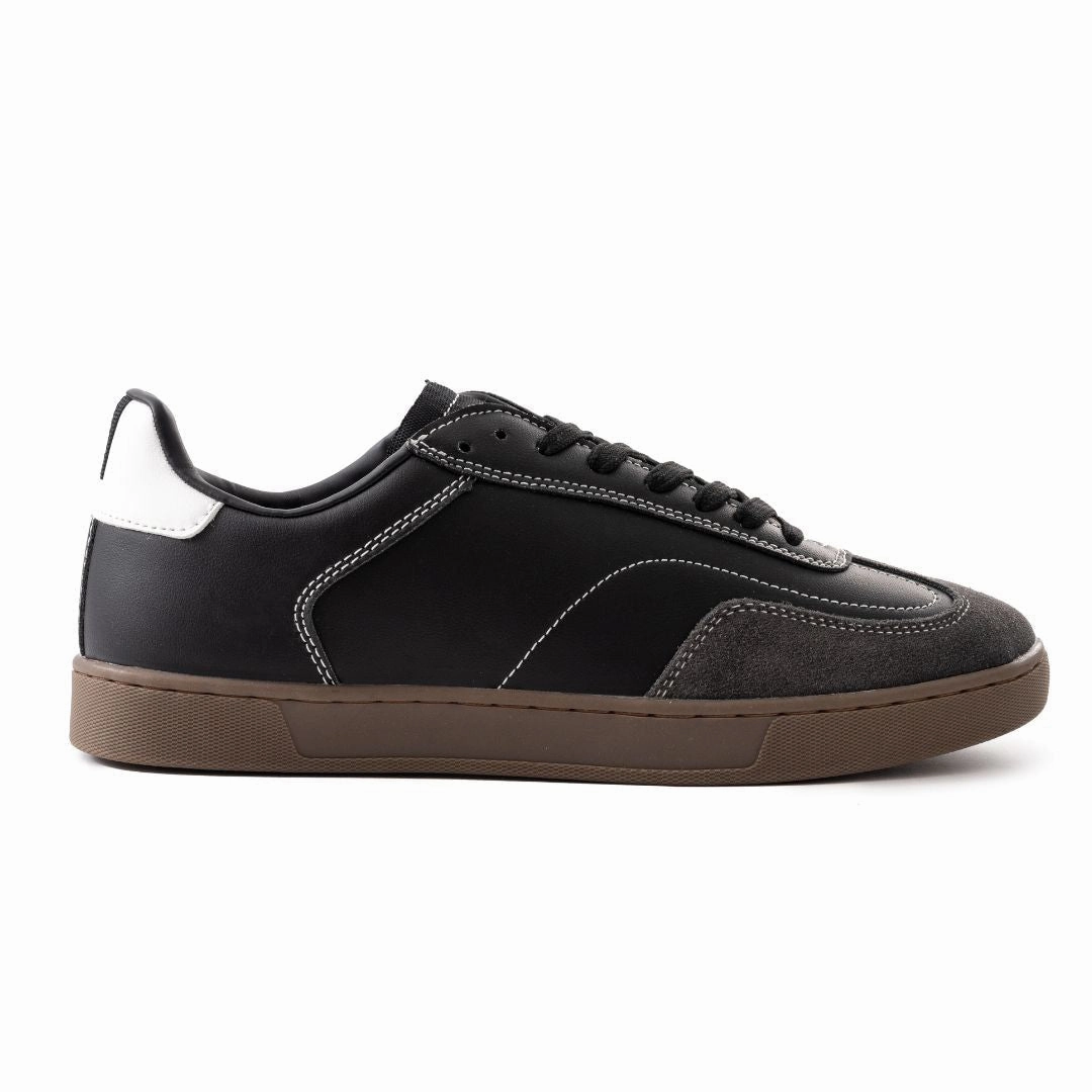 ZARA Retro Leather Sneakers 2246-320-BLK Heel To Flat Shoe