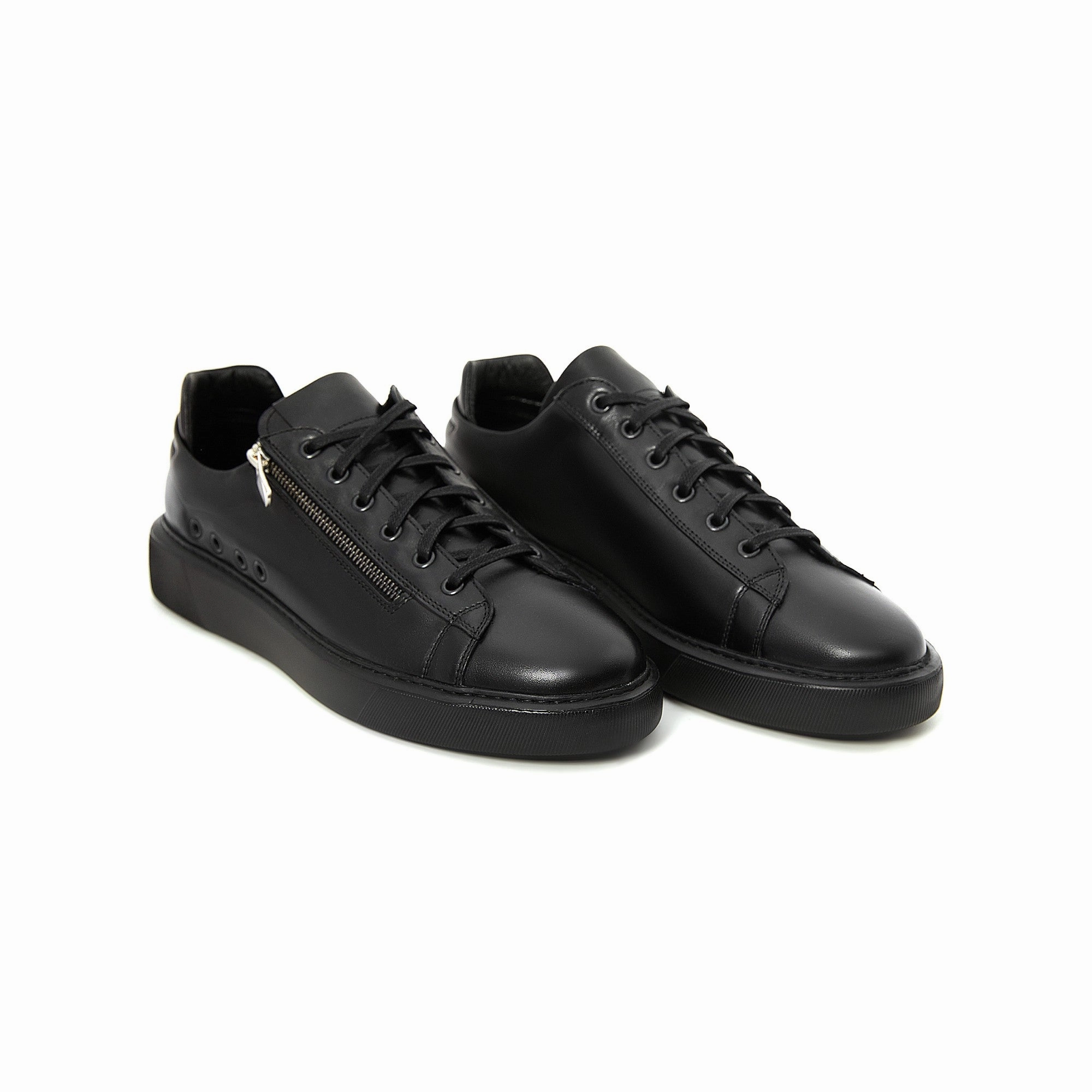 Men's Calf Leather Handmade Sneakers M8003 Best Warehouse Shoes For Flat Feet