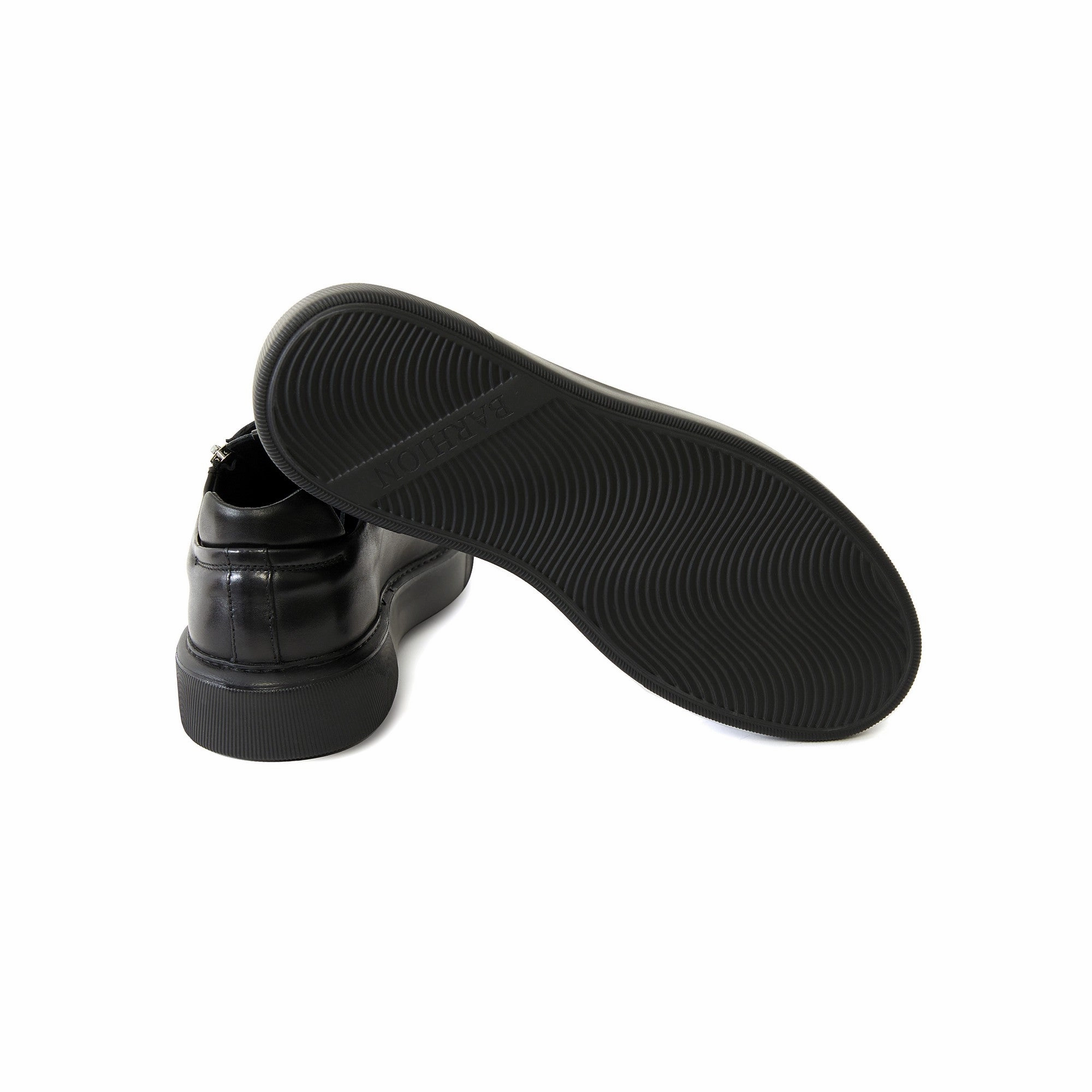 Women Shoes Men's Calf Leather Handmade Sneakers M8003