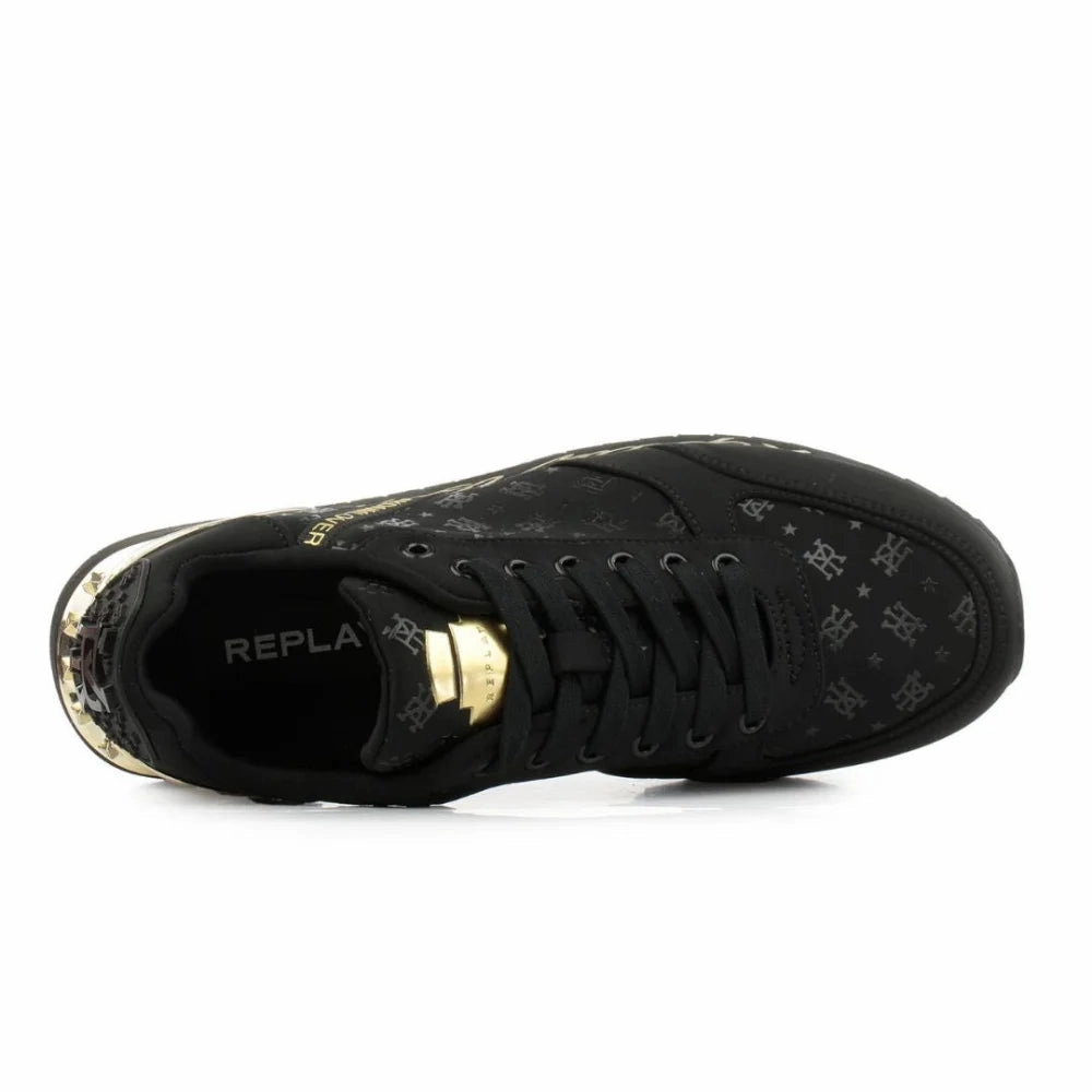 Flex Sneakers REPLAY Penny Round Women Sneakers RS630108T-BLKBLK