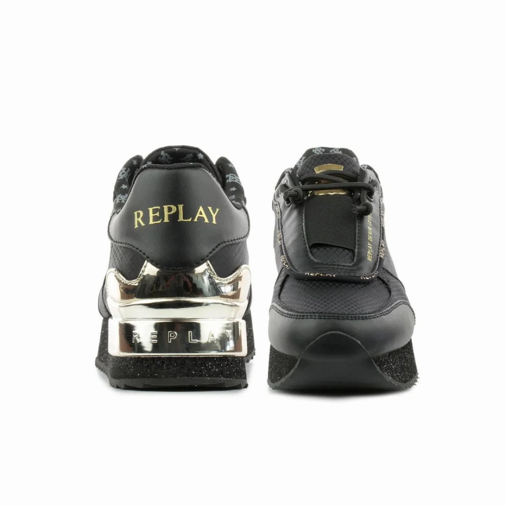 REPLAY Penny Round Women Sneakers RS630108T-BLKBLK Easy Spirit Sneakers