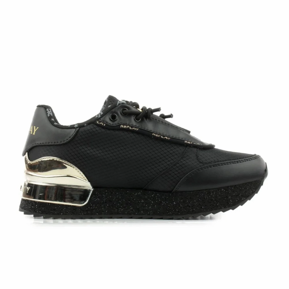Master P Sneakers REPLAY Penny Round Women Sneakers RS630108T-BLKBLK