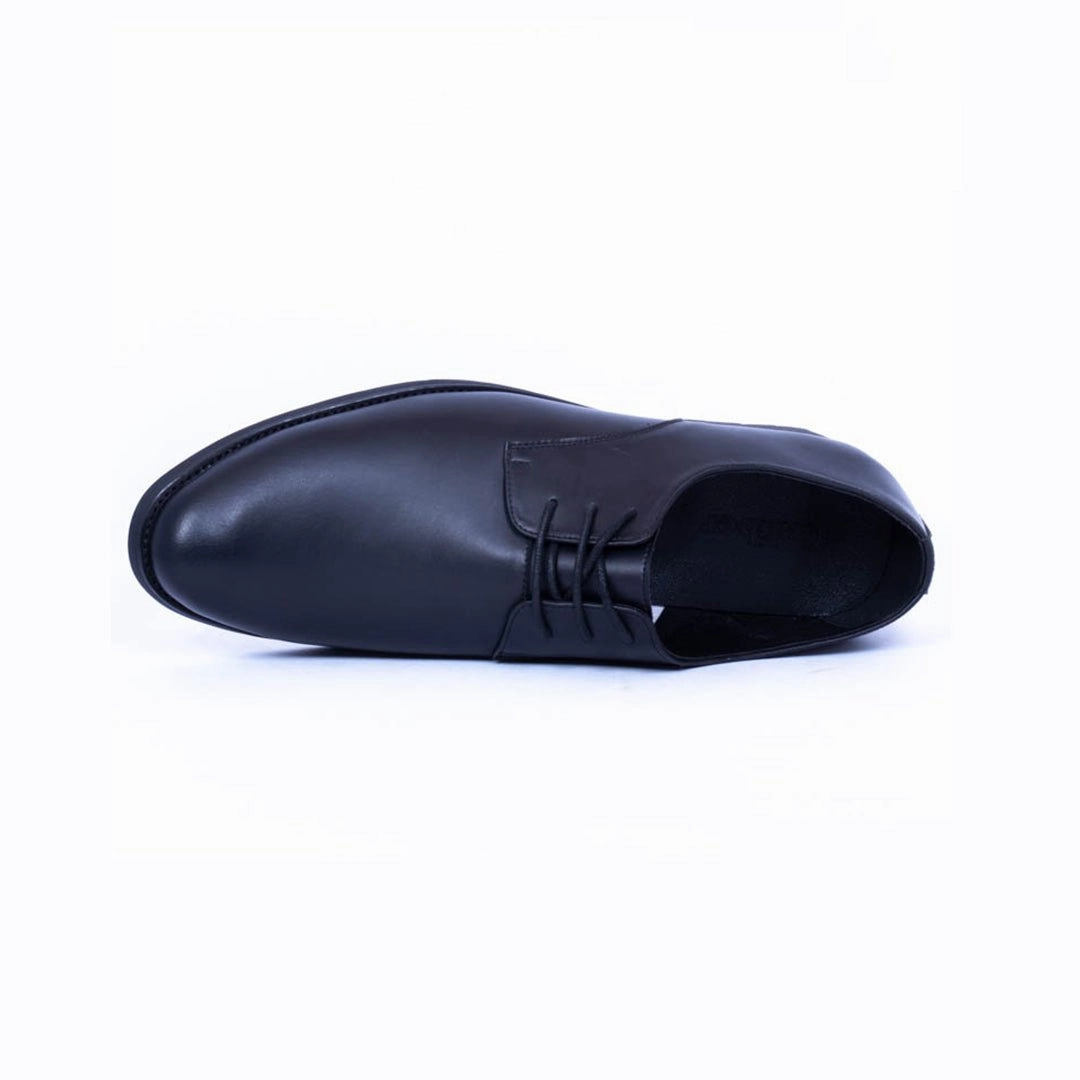 Caliber Shoes Black Lace Up Formal Shoes for Men (A 418 C) Suede Leather Boots