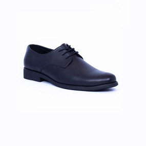 NULL Riding Boots Caliber Shoes Black Lace Up Formal Shoes for Men (A 418 C)