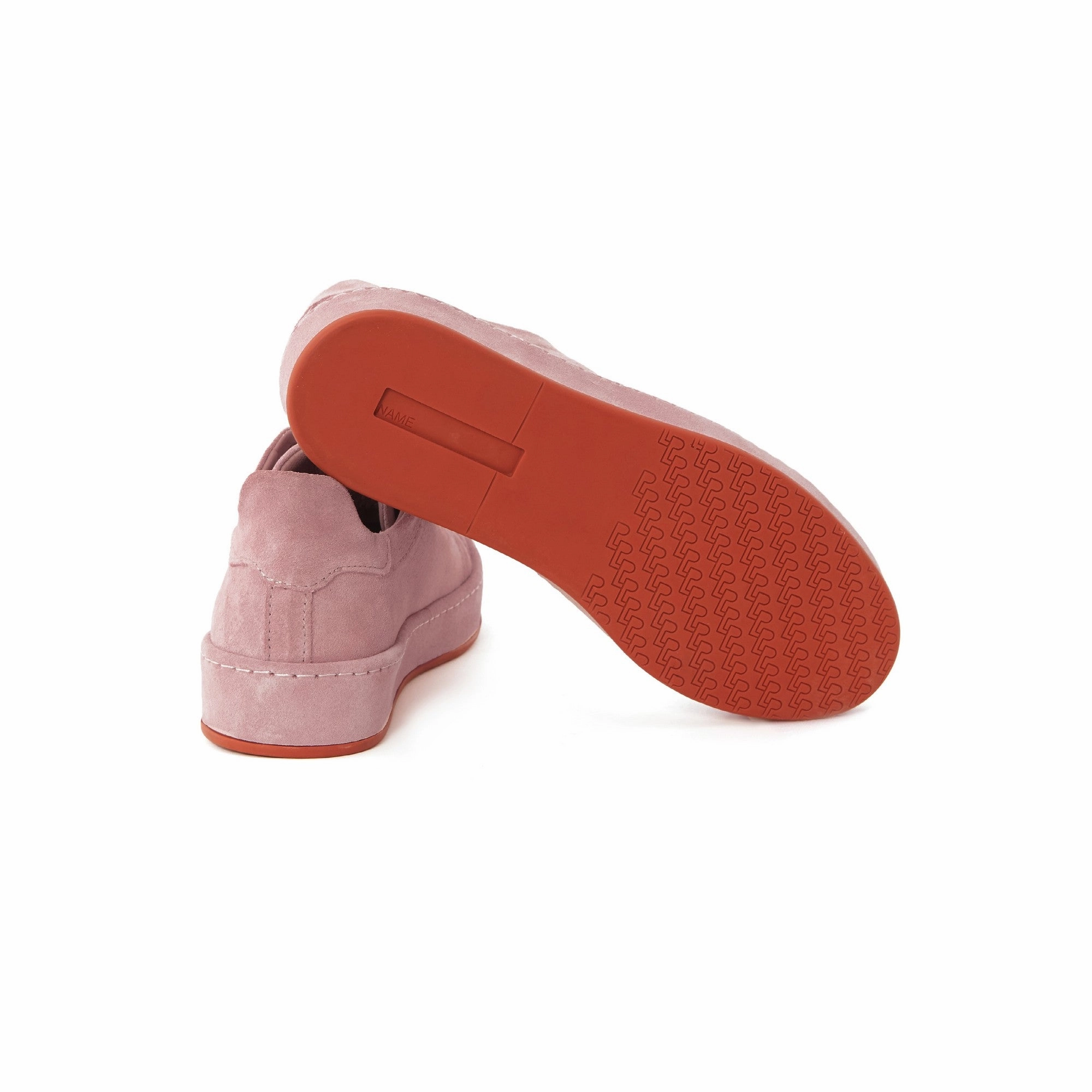 Women's Suede Calf Leather Handmade Sneakers W5007 Sneakers Without Laces