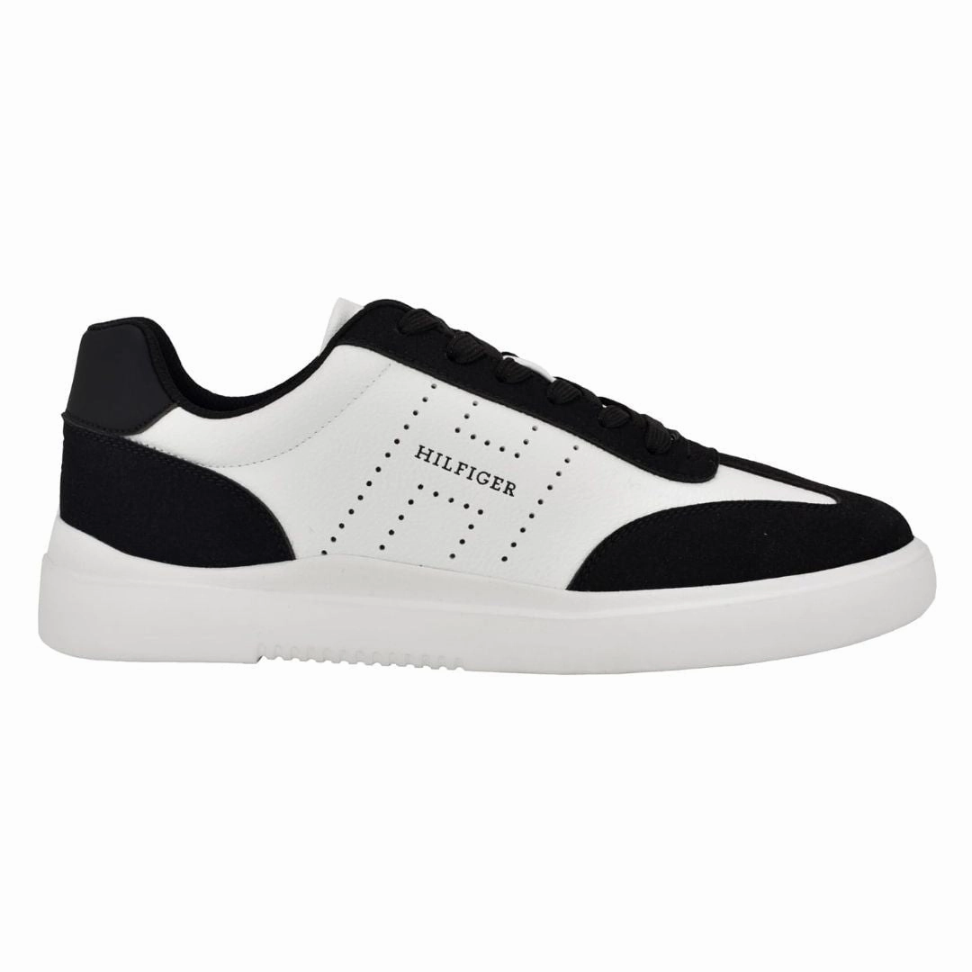 Blazer Low Le Casual Shoes Tommy Hilfiger Chafik Sneakers Men - BLKWHT