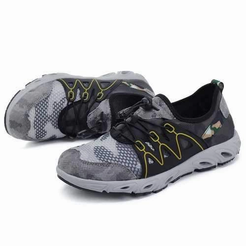 Coburn Waterproof Hiking Shoes Men Comfy Breathable Mesh Outdoor Hiking Athletic Shoes