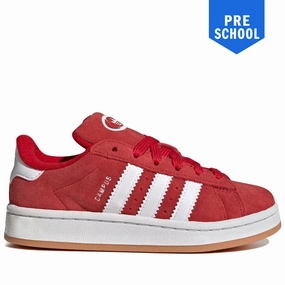 Pre School Adidas Campus 00s Elastic Lace Shoes - Scarlet/White Adidas X Speedportal 4 Indoor Soccer Shoes