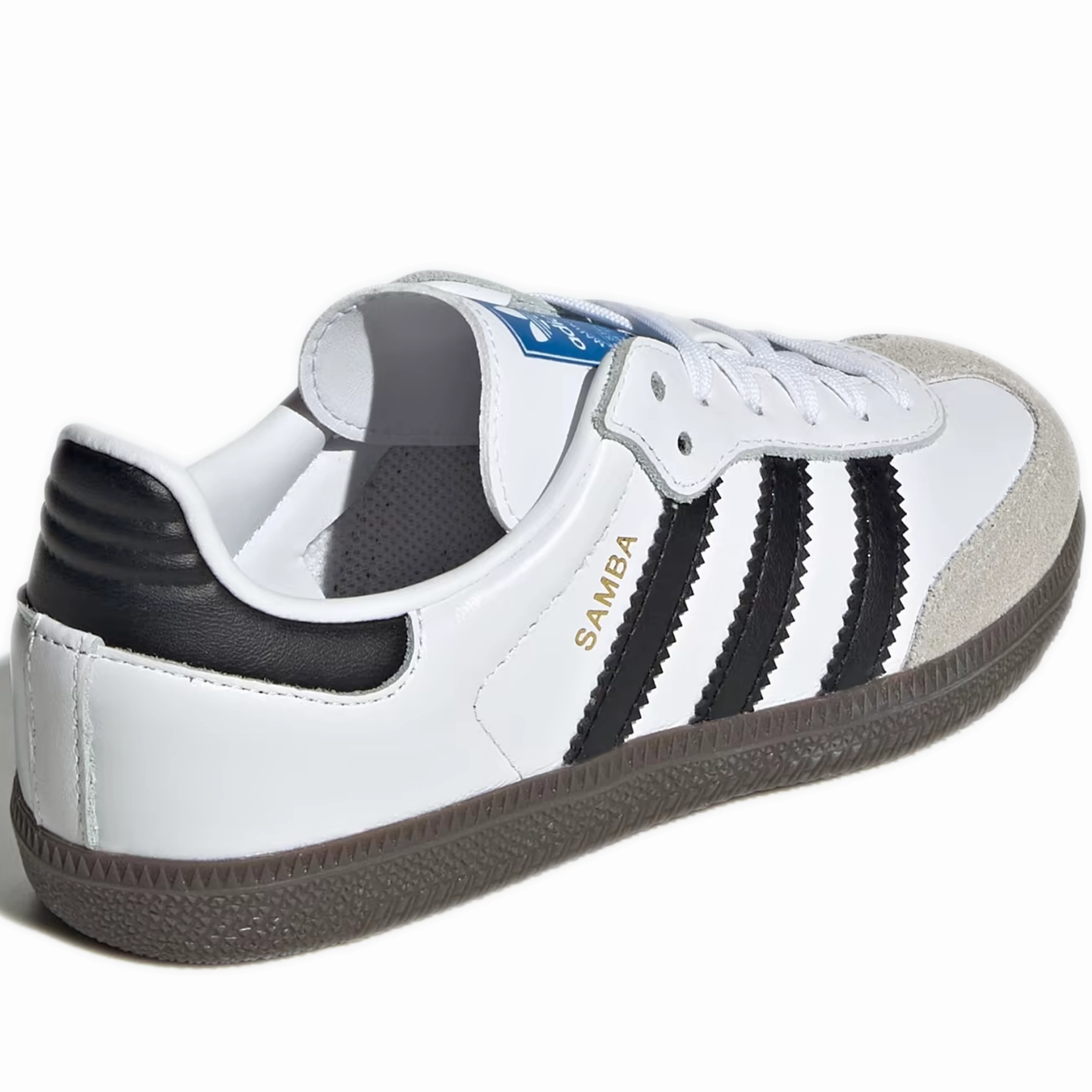 Pre School Adidas Samba OG Shoes - Cloud White/Core Black/Clear Granite Adidas Shoes Near Me