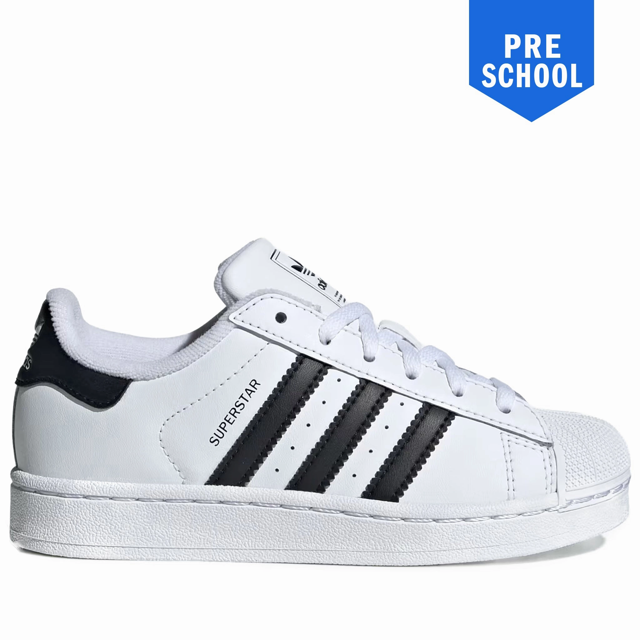 Pre School Adidas Superstar II Shoes - White/Black Adidas Turf Shoes Soccer
