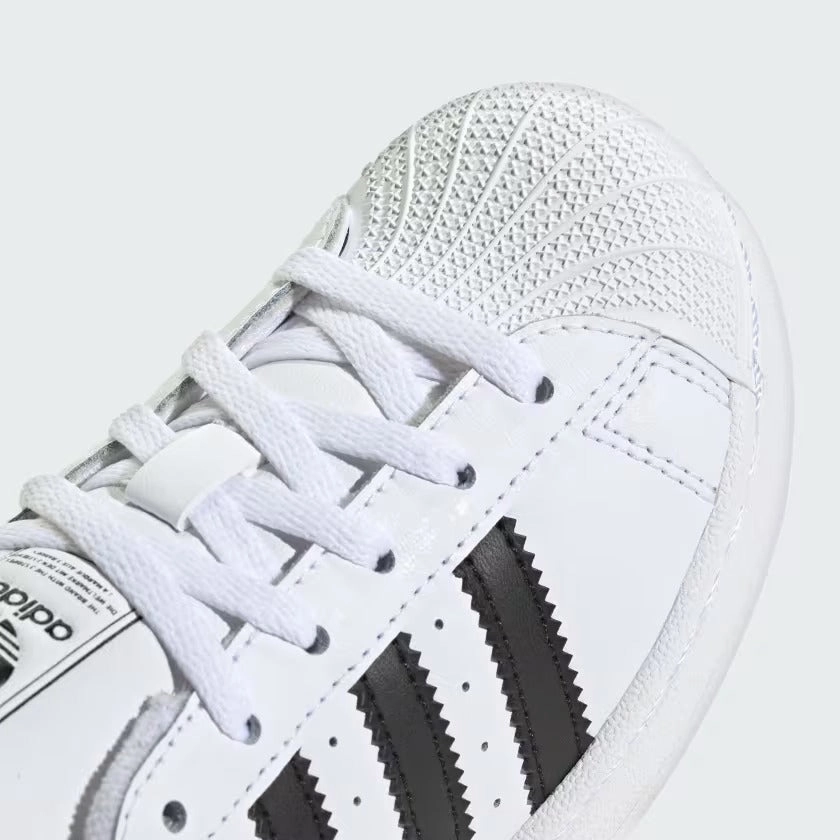 Adidas Banned Running Shoes Pre School Adidas Superstar II Shoes - White/Black