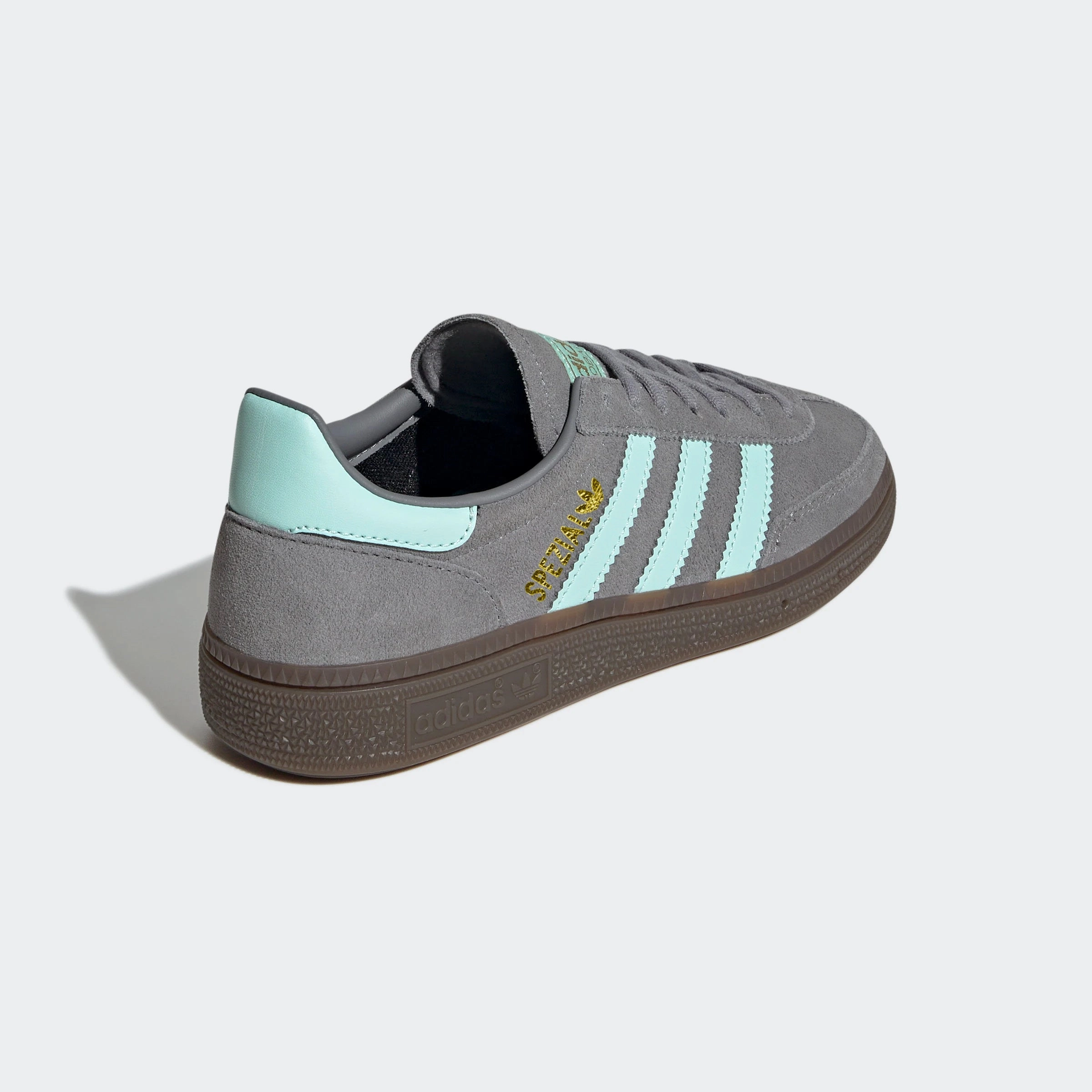 Adidas Handball Spezial - Grey Three / Clear Mint / Gum Navy Adidas Tennis Shoes
