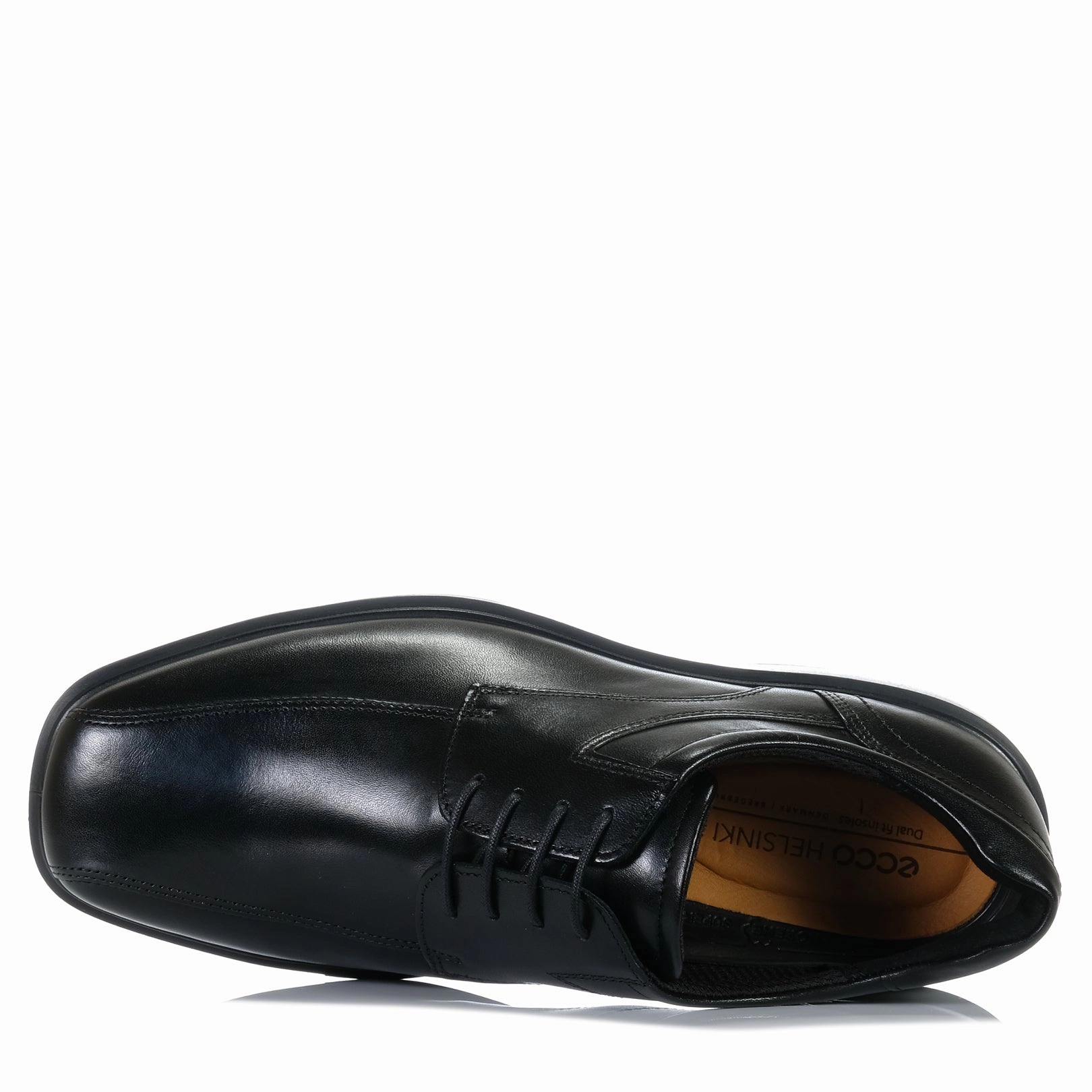 Ecco Helsinki 2 Lace 500174 Black Santiago Orthopedic Shoes For Walking