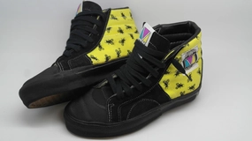 vintage vans style #137 ~ US3, US4 All Time Green Black Skate