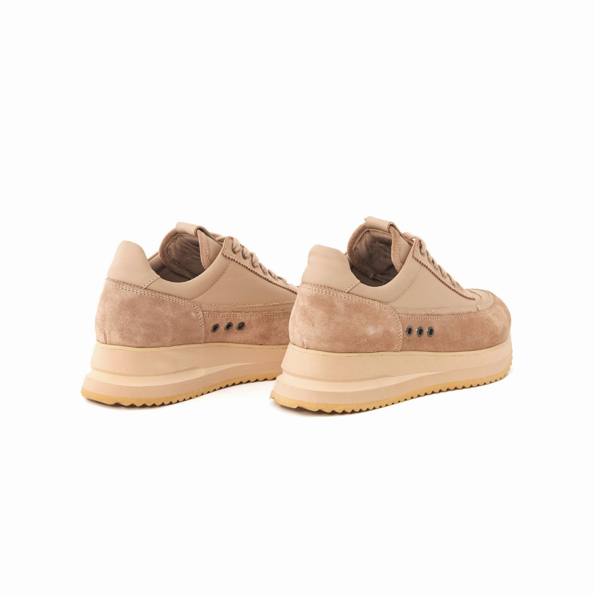 Women's Suede Calf Leather Handmade Sneakers W5014 Ferrari Sneakers