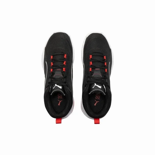 Best Inexpensive Running Shoes Flat Feet PUMA Playmaker Unisex Sneakers 385841-01- BLK