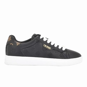 GUESS Renzy Debossed Logo Low-Top Sneakers - BLK Sneakers Platform Jeffrey Campbell