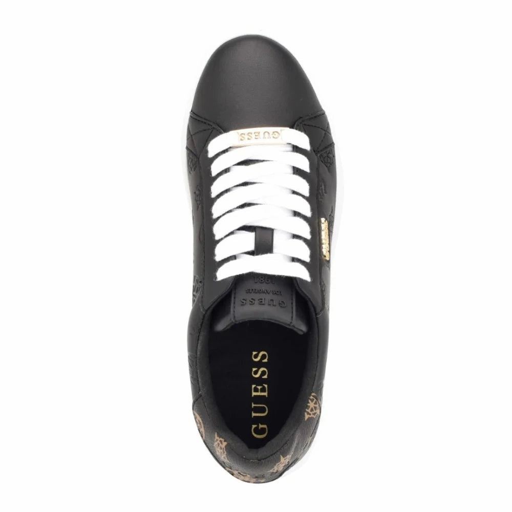 By Sneakers GUESS Renzy Debossed Logo Low-Top Sneakers - BLK
