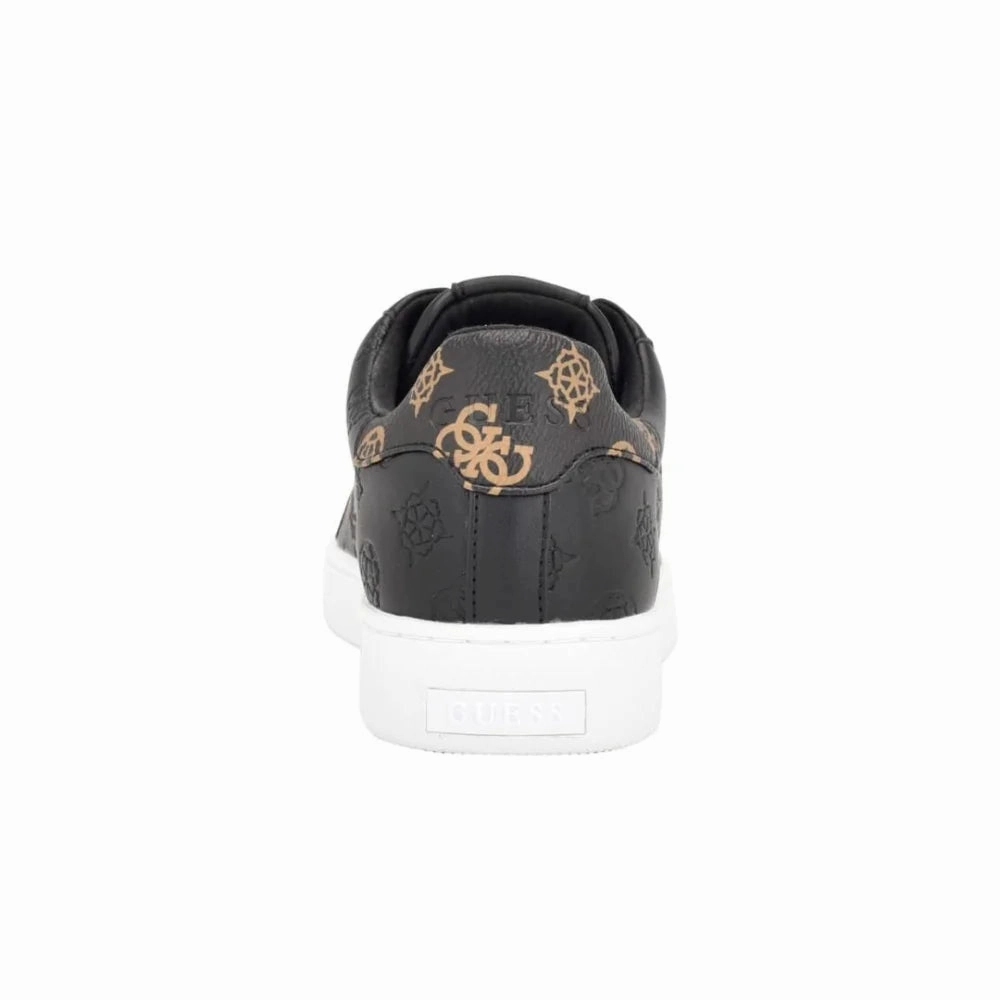 GUESS Renzy Debossed Logo Low-Top Sneakers - BLK Top Most Comfortable Sneakers