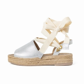 Gucci Horsebit Espadrilles Debby Espadrilles - Silver