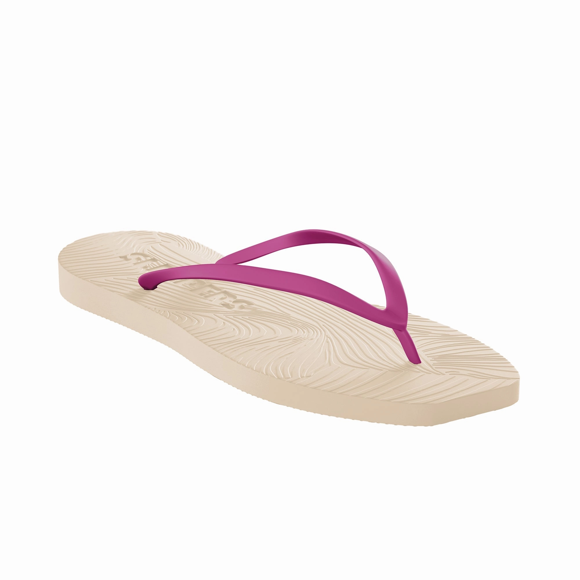 Best Flip Flops For Hallux Rigidus Tapered Eggnog med Festival Fucsia strap Flip Flop
