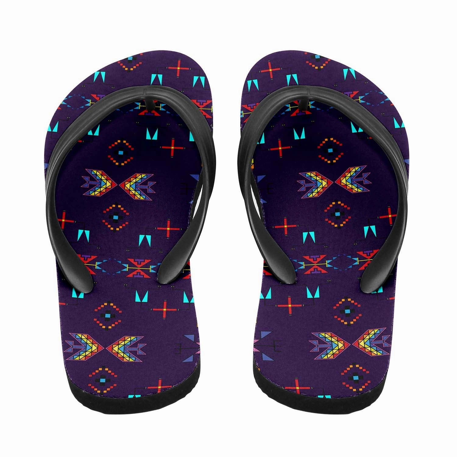 Shower Flip Flops Target Rainy Chief Rainbow Dark Purple Flip Flops