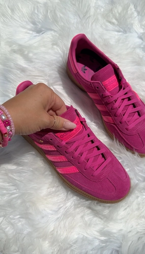 Hot Pink Fuchsia Swarovski Adidas Original Spezial Shoes Shoes Sneakers Adidas