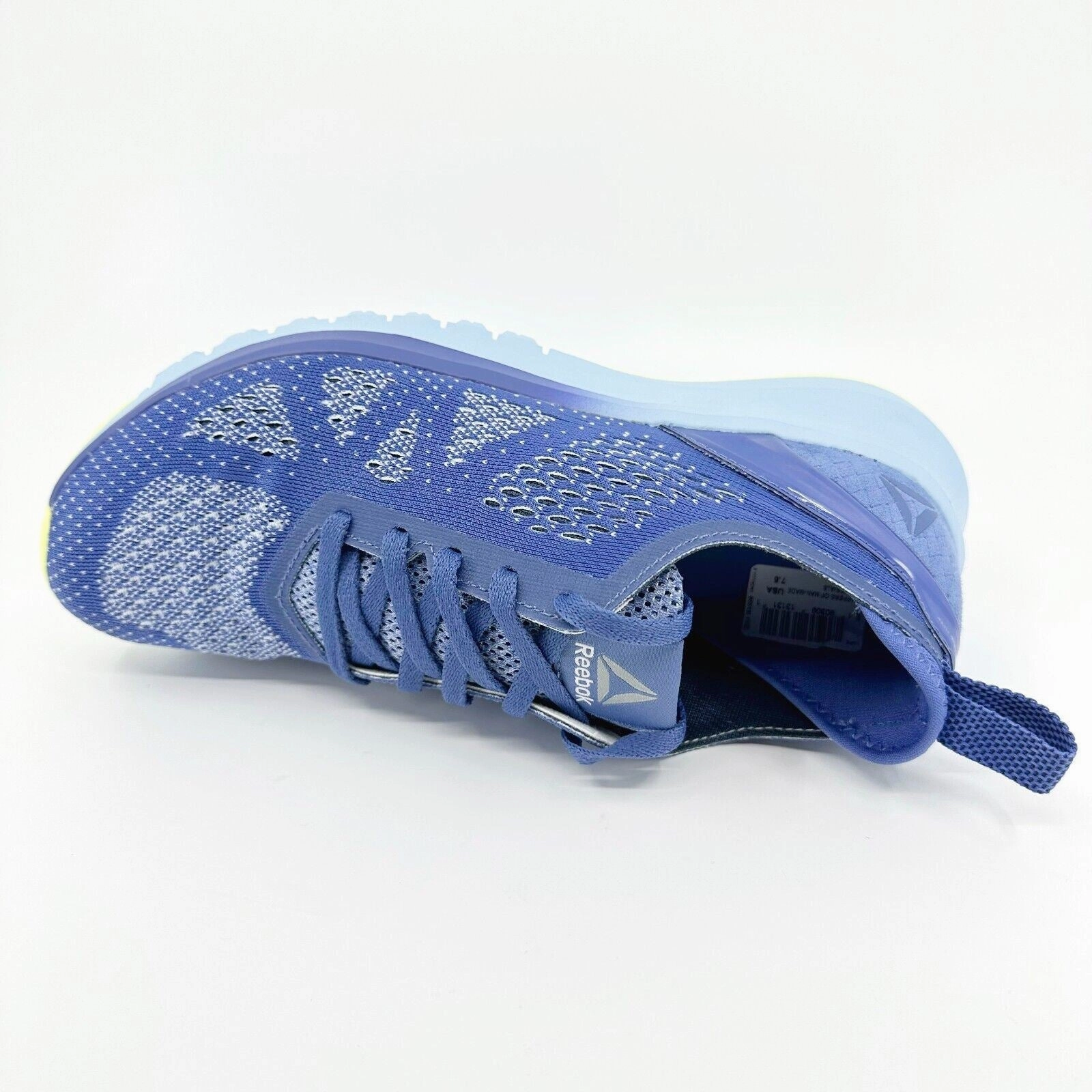 Reebok Print Smooth Clip Ultraknit Shadow Blue Womens Running Shoes BS5135 Best Running Shoes Plantar Fasciitis