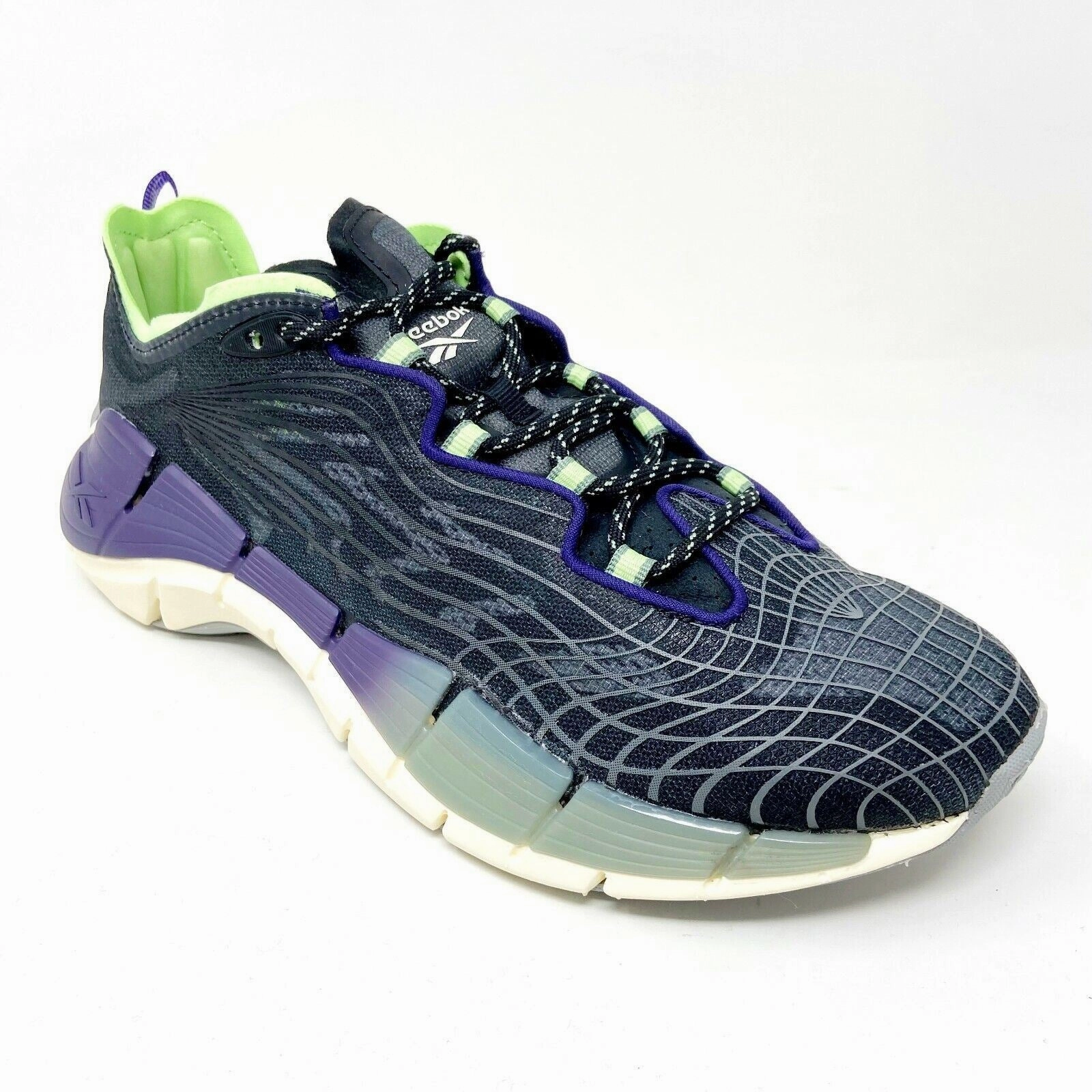 Reebok Zig Kinetica II Core Black Orchid Mint Womens Running Shoes FX9405 Running Shoes Worcester