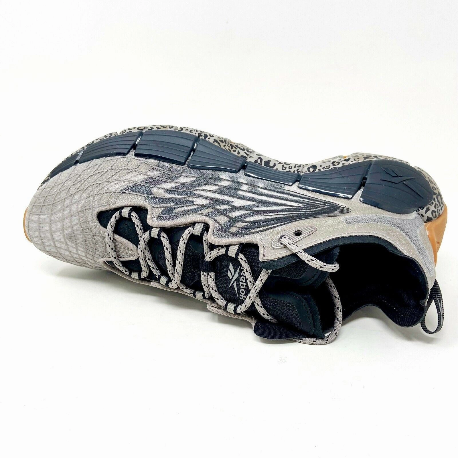 Reebok Zig Kinetica II Grey Core Black Womens Shoes Running Sneakers FY7061 Boston 12 Running Shoes