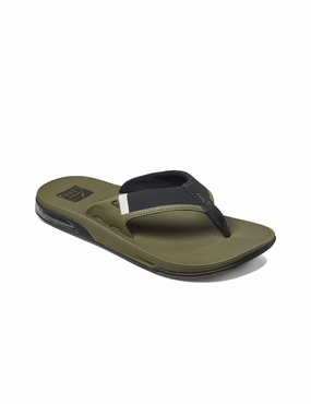 Reef Fanning Low Sandals in Olive Dress Flip Flops