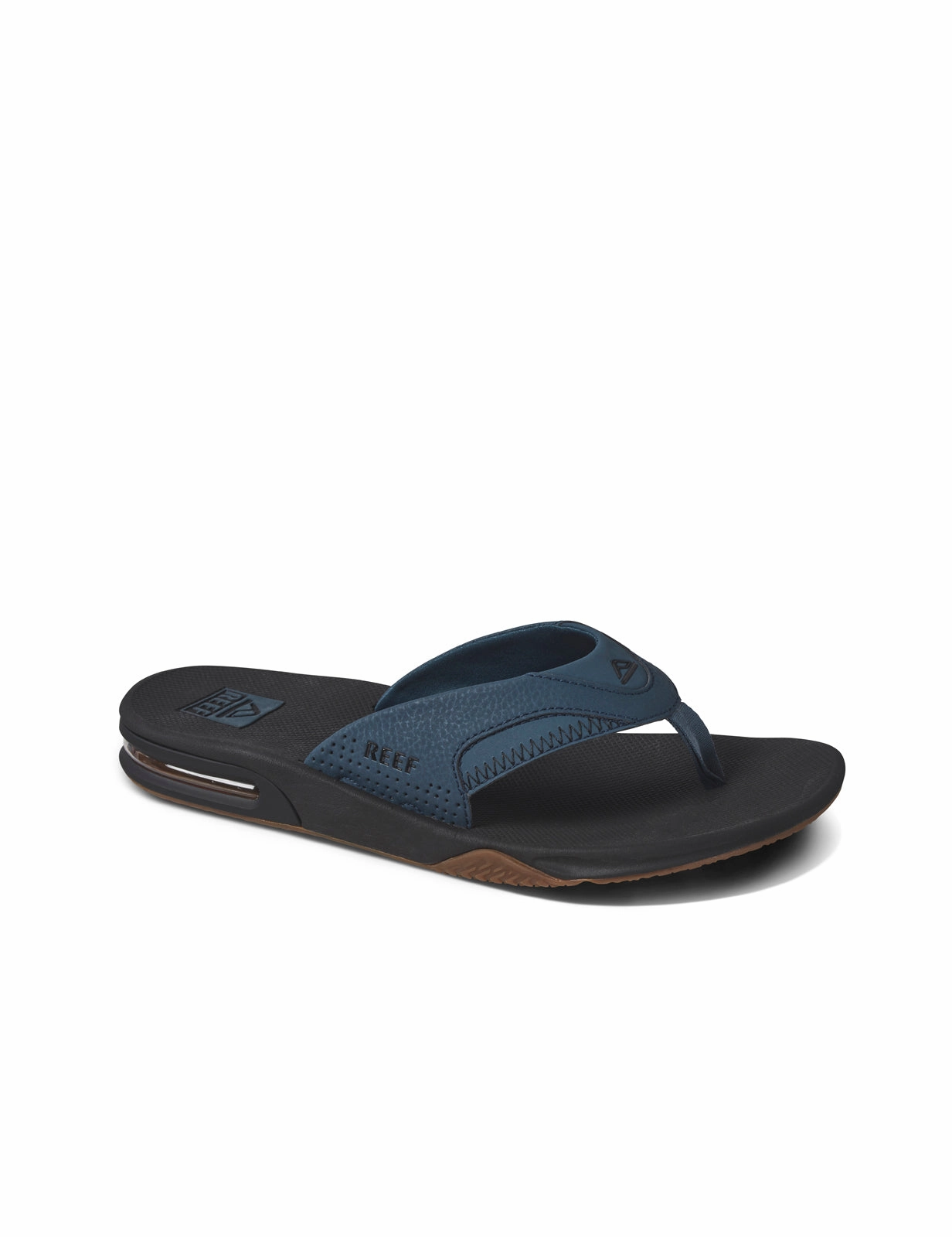 Flip Flops With Seashells Reef Fanning Sandals in Orion/Black