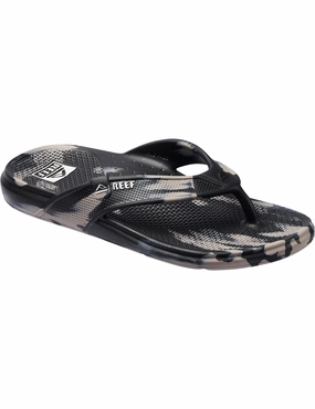Reef Oasis Sandals in Black/Taupe Marble Flip Flops Candy